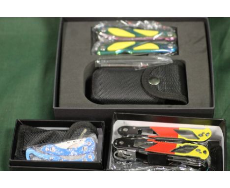 THREE BOXED MILLION SOURCE POCKET TOOLS