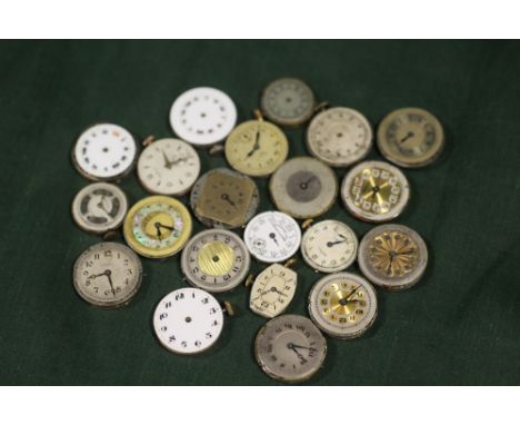 A BAG OF VINTAGE WRISTWATCH MOVEMENTS 