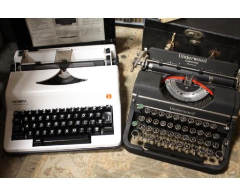 TWO CASED VINTAGE TYPEWRITERS 