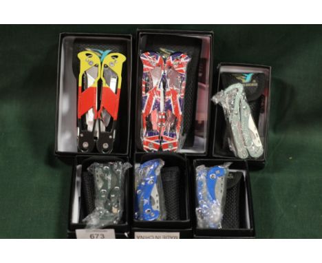 SIX BOXED MILLION SOURCE POCKET TOOLS