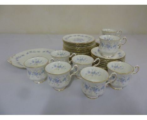 Paragon Petite Fleurs part tea service to include plates, cups and saucers