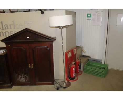 A standard lamp and shade, vendor reports from Laura Ashley