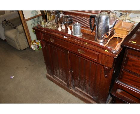 A late Victorian mahogany chiffonier AF