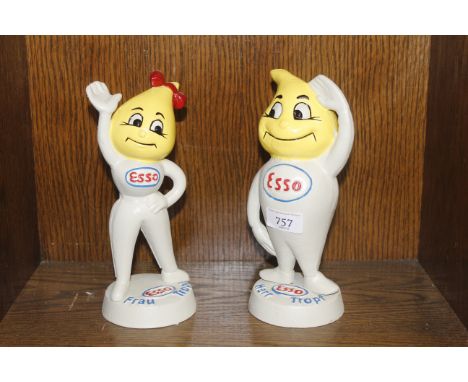 A pair of reproduction Esso money banks (168) 