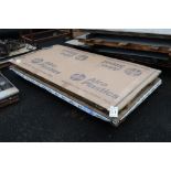 (4) 48" X 96" 16 GA 316L #4 VINYL COATED FINISHED STAINLESS STEEL SHEETS