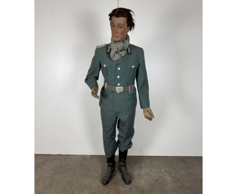 Mannequin with World War II Uniform. Dimensions (H x W x D): 179 x 70 x 35 cm. Location: The Netherlands.