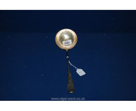 A Silver Ladle by Walker & Hall, Sheffield 1902, 12 1/4'' long.