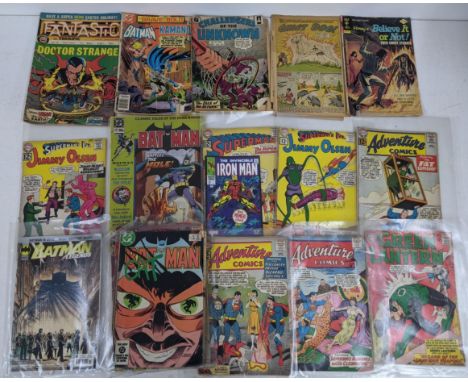 A large collection of Batman, Superman and other various superhero comics from 1950s - 1990sLocation:If there is no condition