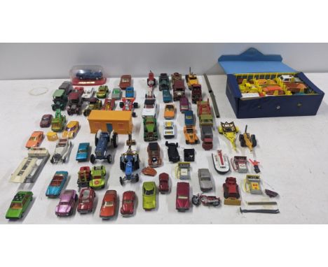 A collection of Matchbox model vehicles to include a Baja Buggy, a Mercury Police car, a Renault 17 TL, a Master Flyers Peuge