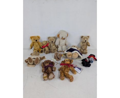 A selection of Merrythought Teddy bears to include 'Cheeky Prince Charming' T12CWROY limited edition with tags together with 