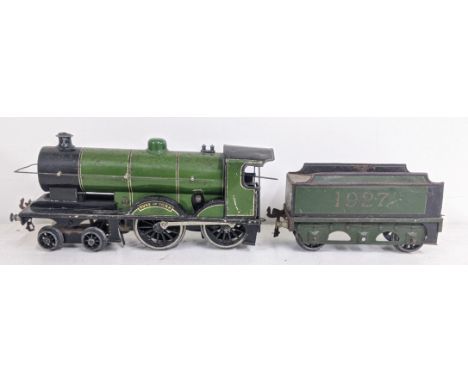 A Bassett – Lowke locomotive and tender “Duke Of York” and a 1927 tender (AF)   Location:If there is no condition report, ple
