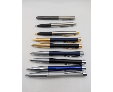 A group of Parker rollerball and ballpoint pens without cartridges to include seven Parker Urbans and othersLocation: LWMIf t