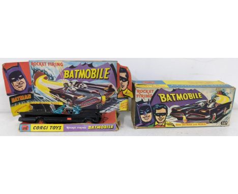 Corgi Toys no.267 Batmobile with Batman and Robin, with red interior in original box Location:If there is no condition report