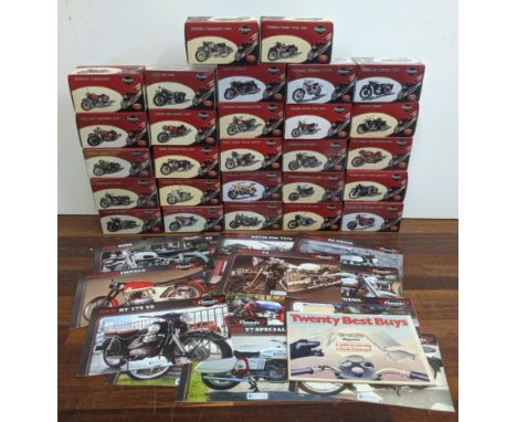 A group of twenty-seven Classic Motorbike models from the Atlas Collection, thirteen are sealed, to include; a Norton Command