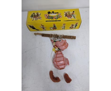 A pink seahorse Pelham puppet boxed (some pieces have dried and fallen off)Location:If there is no condition report, please r
