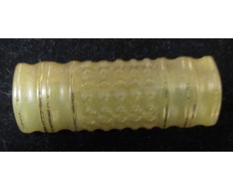 A Jade cong of elliptical section  
