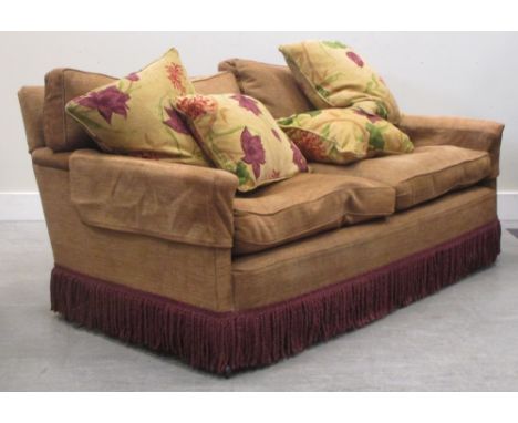 A George Smith chenille sofa  