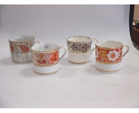 Sixteen early 19th century coffee cans, including examples by Derby, Spode, Coalport and others (16)  From the collection of 