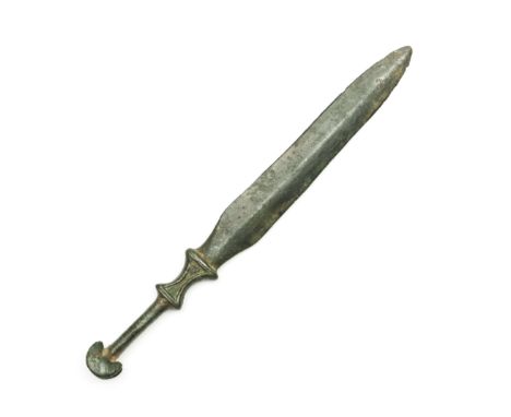 Luristan, a short bronze sword, ca. 900-700 BC. L. 25,2 cm. [1]