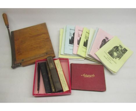 Collection of 'Kirkbymoorside Times' March 2003- Feb. 2004 (13), early C20th autograph book cont. mainly messages, sketches a