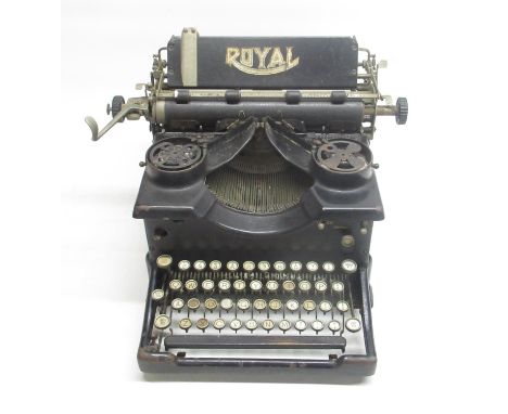 Royal Typewriter Co. N.Y., U.S.A. Model 10 typewriter serial no. X431338, circa 1918, W40cm D38cm H26.5cm 