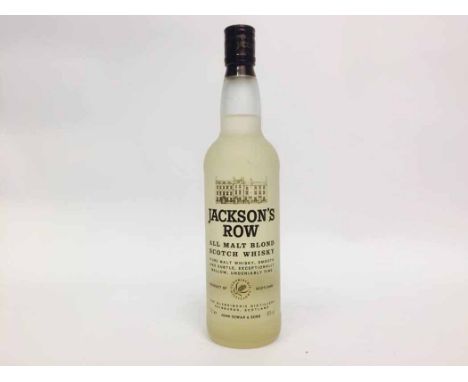 JACKSON'S ROW ALL MALT BLOND SCOTCH WHISKY
Produced by Glenkinchie Distillery. Light in colour and character, marketed with t