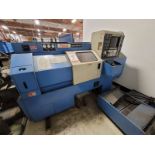 MAZAK QUICK TURN CNC LATHE, MODEL QT-15SP, S/N 82302, W/ MAZATROL CAM T-2 CNC CONTROL, W/