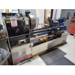 CLAUSING-METOSA C2464SS LATHE W/ SOFT START, EXTRA WIDE 13-3/4" BED, 24" X 64", S/N 52132, 20" 3-JAW