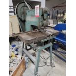 WHITNEY-JENSEN 10-TON DEEP THROAT POWER PRESS, 18" THROAT, BELT DRIVEN, S/N 252-8-66