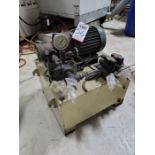 TOYO-OKI HYDRAULIC PUMP, MODEL HVP-FCI-L26R, W/ RESERVOIR, S/N 7D2639