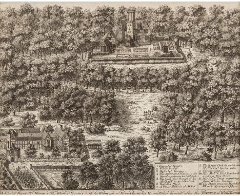 Gaywood after Hollar/A View of Boscobel House and The White Ladies/with the wood where King Charles II concealed himself afte