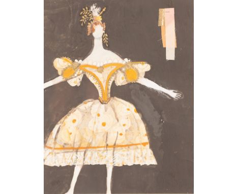 Ralph Adron (born 1937)/Design for a dancer in a production of 'Nutcracker' by John Cranko for the Stuttgart Ballet, 1960s/wa