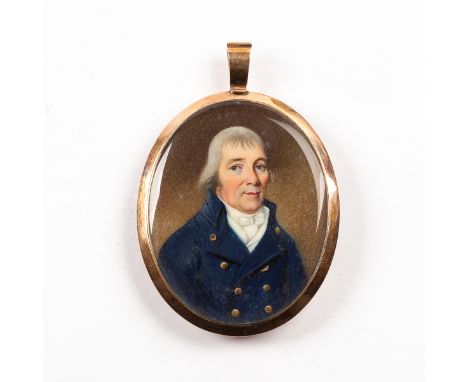 Alexander Galloway (Scottish act. 1794-1812)/Portrait miniature of a Gentleman/traditionally said to be Samuil Greig (1778-18