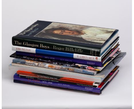 Art reference books, a group of 10 good quality titles on 20th Century Scottish art, including The Glasgow Boys, Samuel John 