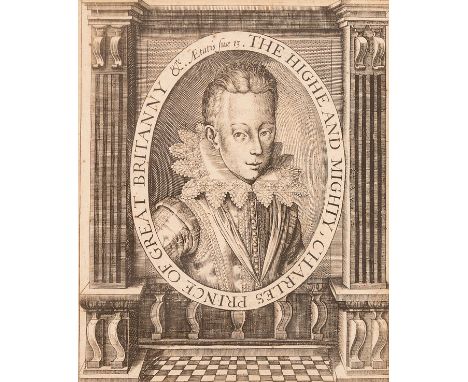Anonymous Engraver/Charles I when Duke of York, 1613/engraving, 15cm x 12cm/Note: Print from Sir Robert Dallington, Aphorisme