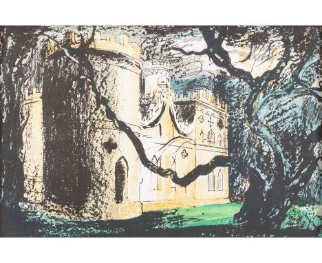 After John Piper (British 1903-1992)/Clytha/coloured print, 25cm x 38cm CONDITION REPORT: ARR Artist's Resale Right may apply