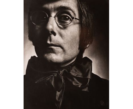 David Bailey (born 1939)/Sir Roy Strong dressed in the London style of the Swinging Sixties/wearing a Regency style velvet ja