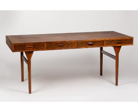 Nanna Ditzel (1923-2005)/A Danish writing desk in rosewood and oak, designed 1958 for Soren Willadsen, model number 12478, th