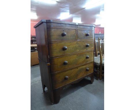 A Victorian mahogany chest of drawers 