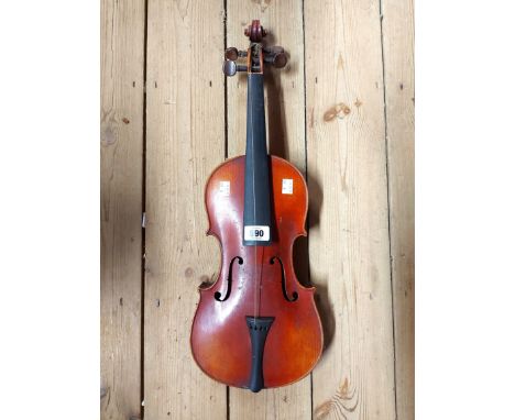 An old Schmidt &amp; Co. 'Stradivarius' copy violin with internal label