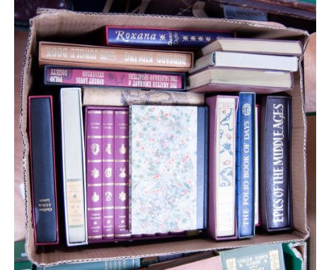 FOLIO SOCIETY - TITLES AND SETS TO INCLUDE; 7 volume set Jane Austen's Works, Tanglewood Tales Illustrated by Edmond Dulac, K