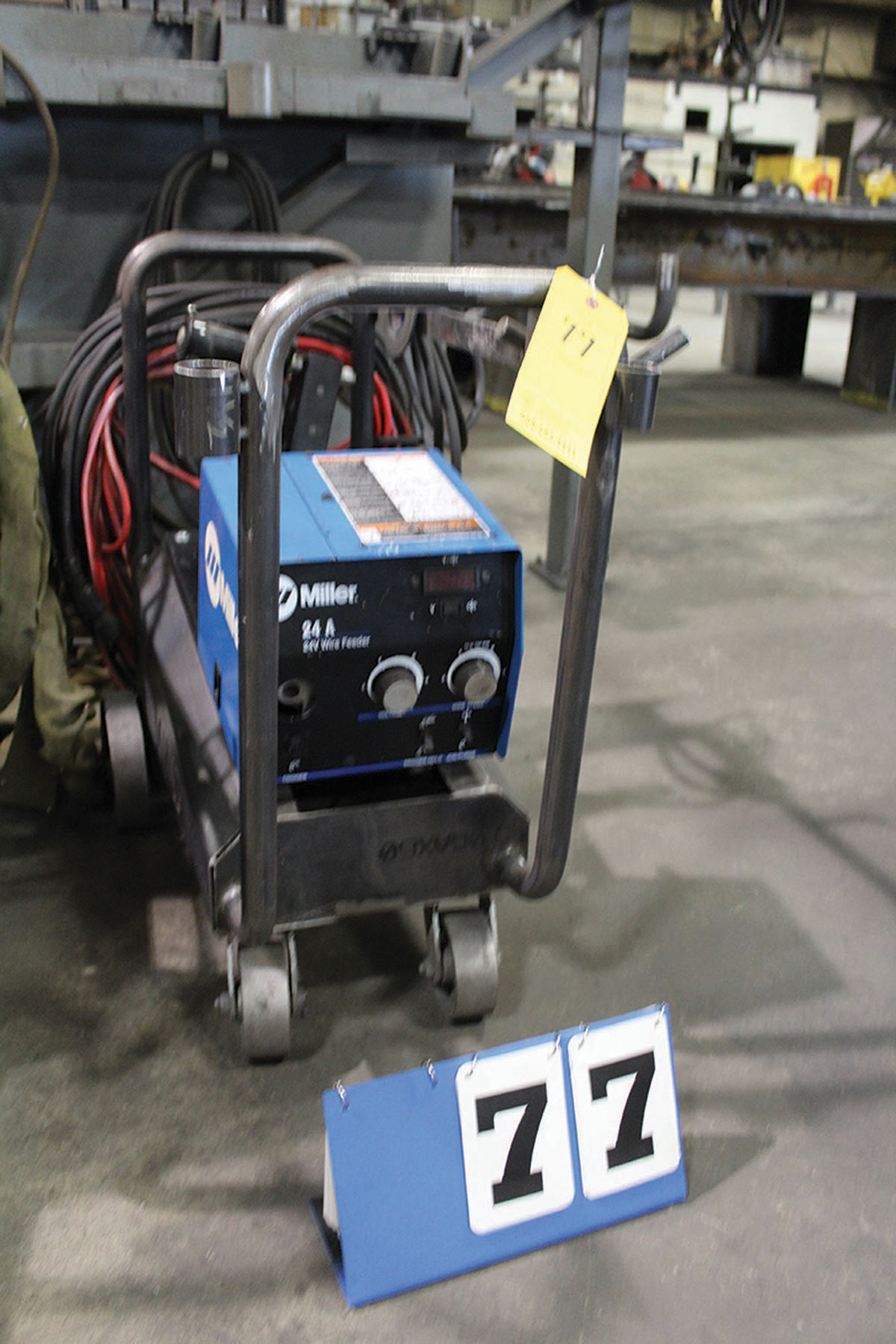 MILLER WIRE FEEDER; 24A 24VOLT, S/N ME230154V