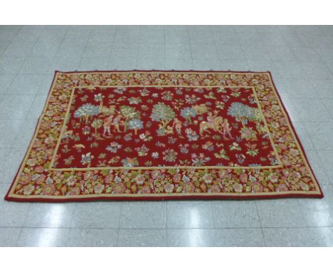 A French wall hanging tapestry