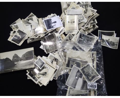 Collection of vintage topographical photographs, some named, fewer dated approximately 200 in total. P&amp;P Group 1 (£14+VAT