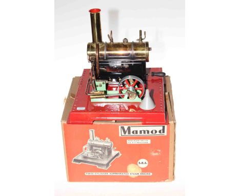 Mamod twin cylinder superheated steam engine