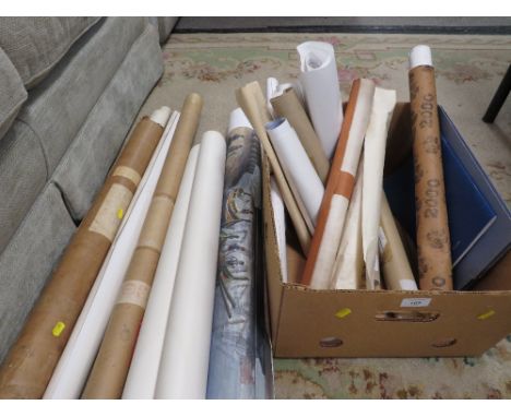 A QUANTITY OF POSTERS ETC TO INCLUDE A SHELL FUEL INTO POWER FOUR STROKE CYCLE SPARK IGNITION ENGINE POSTER A/F 