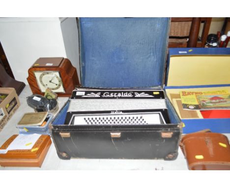 A Geraldo piano accordion in fitted case