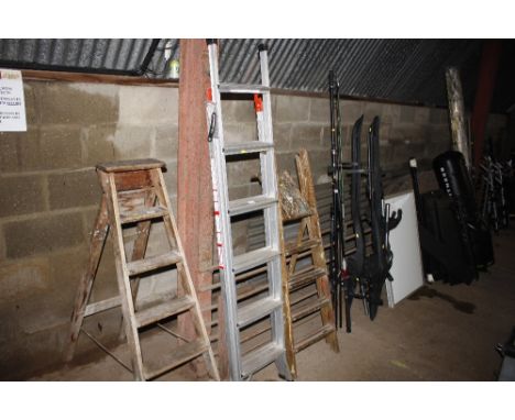 An aluminium ladder