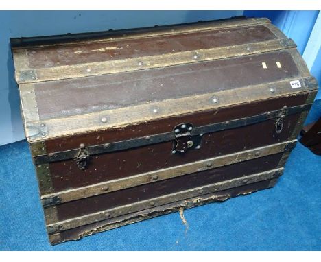 A dome top trunk 