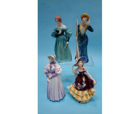 Four Goebel figures of ladies